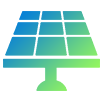 Best quality solar panels icon