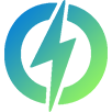 Clean power icon representing renewable energy